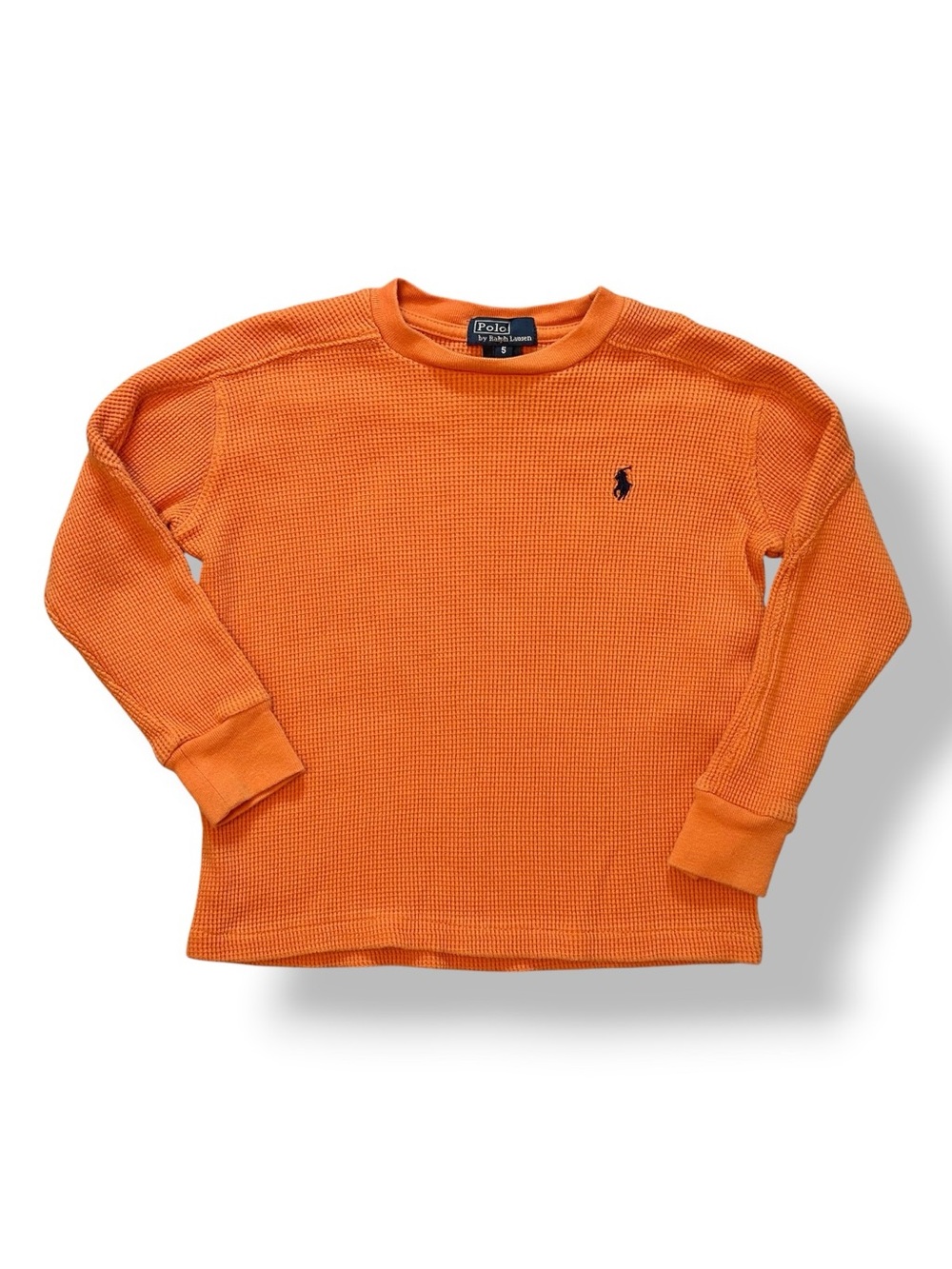 Polo Ralph Lauren | Waffle Knit Long Sleeve Tee (5) 🧡